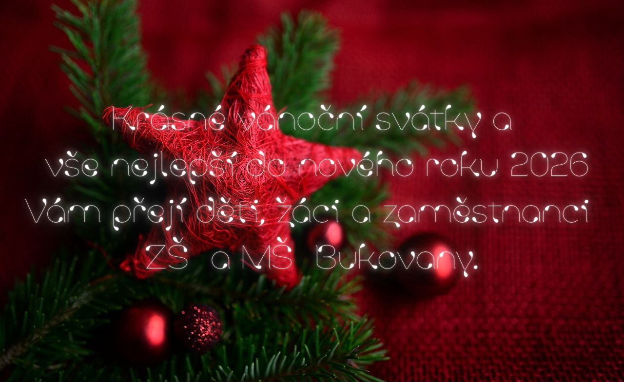 Přejeme krásné Vánoce a jen to nejlepší do nového roku 2026